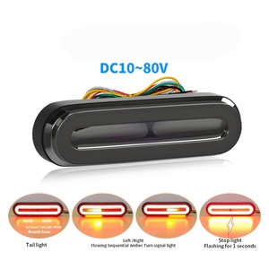 Luce Posteriore per Freni a Basso Prezzo con 60 LED Impermeabile, 600 Lumen, per Moto Elettriche e Biciclette, Alimentata a Batteria con Indicatore di Direzione - Product Image 6