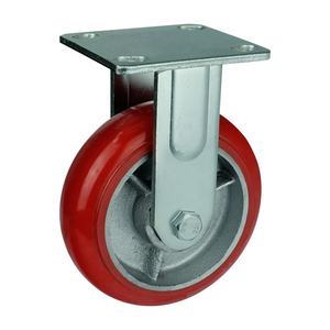 4 "5" 6 "<span class=keywords><strong>8</strong></span>" भारी ड्यूटी डाली लोहे के पु कैस्टर के साथ ट्रॉली पहियों को स्विस औद्योगिक अरंडी पहियों को <span class=keywords><strong>8</strong></span> इंच - Product Image 6