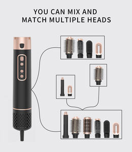 Fourniture en gros Mesky styler interchangeable privé 5 en 1 3-en-1 styler <span class=keywords><strong>et</strong></span> séchoir rotatif <span class=keywords><strong>brosse</strong></span> de séchage à air chaud - Product Image 2