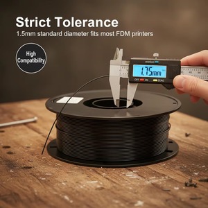 Filament 3D en PETG rempli de fibres de carbone 1,75 mm, haute rigidité, faible rétrécissement, pour prototypes fonctionnels d'ingénierie, impression FDM - Product Image 4