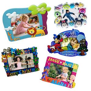 Cadre photo magnétique personnalisé en silicone pour réfrigérateur, support magnétique pour affiches et photos - Product Image 1