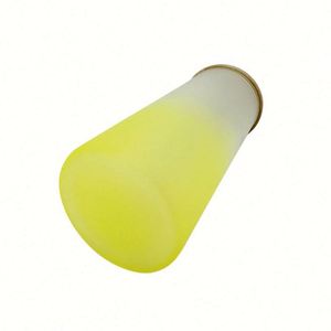 Vaso de Cerveza con Forma de Lata, Botella de Agua de 18 oz, Vaso Sublimable en Blanco, Vaso Esmerilado de 18 oz, Vaso Tipo Mason con Tapa de Bambú y Pajita - Product Image 1