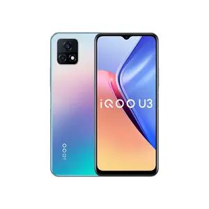 IQOO U3 Ponsel Cerdas 5000 Inci 18W, Ponsel Pintar Android 10 Layar 6.58 MAh Baterai 90Hz U3 5G dengan Kamera Ganda 48,0 MP