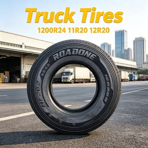 ยางรถบรรทุกเรเดียลสำหรับงานหนัก ขนาด 1200R24 11R20 12R20 พร้อมยางใน สำหรับใช้ในไซต์ก่อสร้าง ผลิตจากโรงงานมืออาชีพ - Product Image 1