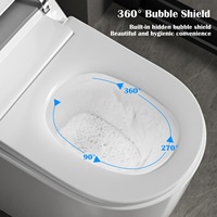 WC intelligent à capteur automatique 110v/220v, bidet en porcelaine, salle de bain, chasse d'eau automatique, télécommande, cuvette intelligente, siège chauffant
