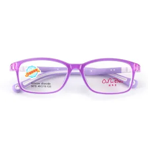 Montura de gafas de pierna flexible para niños, suave, fabricante de China