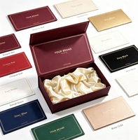 Boîte cadeau rigide magnétique avec logo personnalisé, doublure en satin, boîte en carton de qualité supérieure pour bijoux de mariage, cadeau haut de gamme, approvisionnement en gros