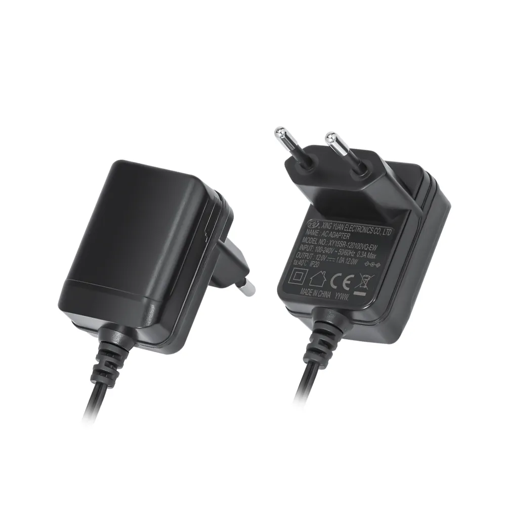 Fonte de alimentação LED 12V 12V Adaptador de energia CE GS CB SAA RCM KC PSE ETL EU/UK/US/AU Plug 12w AC DC 12V 1a