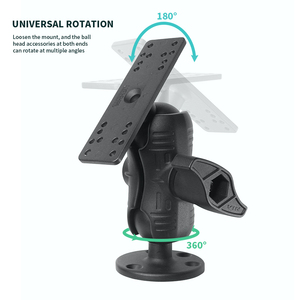 Soporte para Buscador de Peces con Bola de 2.25'', Soporte Electrónico Marino, Placa de Montaje Universal con Bola de 2.25'' /57mm /Tamaño D - Product Image 3