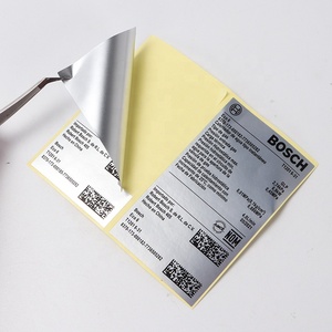 CuộN Miếng Dán Cắt Chết Lá Bạc Dây In Tùy Chỉnh Nhãn Mã Vạch Pet Màu Bạc Miếng Dán Bạc Có Số - Product Image 3