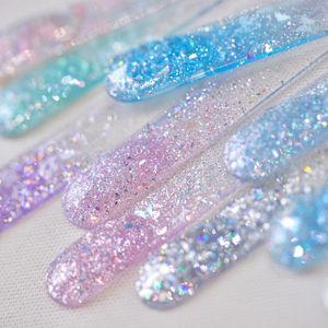 ซัพพลายเออร์ยาทาเล็บเจลกลิตเตอร์ ชุด 10 สี ยาทาเล็บวิบวับ โฮโลแกรม หลายสี ประกายวิบวับ ลอกออกได้ด้วยน้ำยาล้างเล็บ ใช้กับยูวีและแอลอีดี - Product Image 3