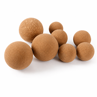 Ballon de massage rond en liège - Haute densité, écologique, à grain fin, pour points de pression, entraînement de mobilité, fournisseur OEM ODM