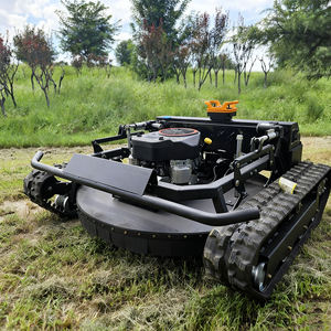 छोटे इलेक्ट्रिक रोबोट लॉन मोवर शून्य मोड़ के साथ रिमोट कंट्रोल औद्योगिक ग्रेड डी क्रॉलर लॉन मोवर - Product Image 1