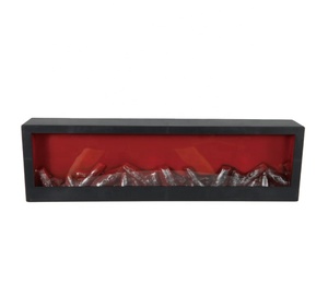 Décorations lumineuses LED pour cheminée extérieure de Noël, électriques, avec fonction de minuterie, USB/BATTERIE - Product Image 1
