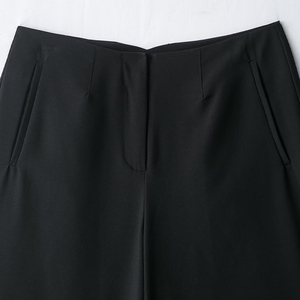ZATRHMBM 2025 printemps/automne nouvelles femmes mode couleur unie Shorts longs rétro taille haute décontracté femmes Shorts - Product Image 5