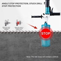 Perceuse à noyau diamanté sans balais 2100W haute puissance 178mm, portable, pour perçage humide du béton en construction