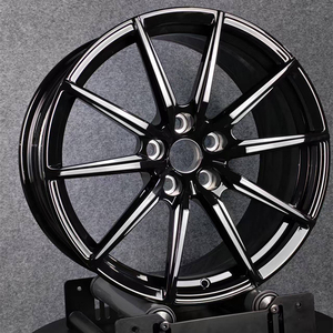 Neue Maßgefertigte Monoblock 18-24 Zoll 5x112/5x114.3/5x120 Geschmiedete Leichtmetallfelgen Matt Schwarz Hochleistungsfähig - Product Image 5