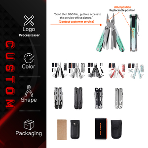 Kìm sinh tồn nhẹ 255g chiến thuật đa năng 15 trong <span class=keywords><strong>1</strong></span> thân thiện với găng tay cho trường hợp khẩn cấp Đi Bộ Đường Dài Ngoài Trời - Product Image 2