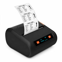 Imprimante d'étiquettes thermique 80 mm avec interface Bluetooth pour reçus et étiquettes, idéale pour applications intérieures