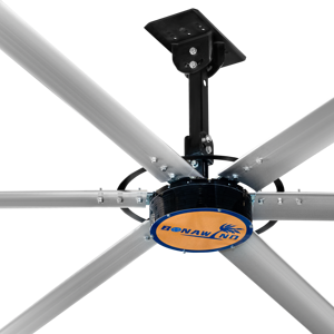 Ventilateurs de plafond 24FT avec 6 pales en aluminium, moteur PMSM, volume d'air élevé, contrôle par application - Product Image 1