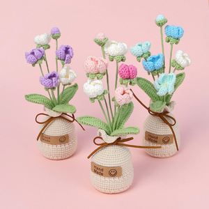 Mini fleurs artificielles DIY faites à la main, Phalaenopsis et Gypsophila, pour la décoration de Noël et les fleurs artificielles en pot - Product Image 2