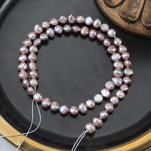 5-6mm tím Baroque ngọc trai nước ngọt hạt - Product Image 5