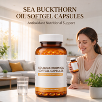 Capsules de Gel Doux à l'Huile de Nèfle Mélangée, Nutrition Végétale Naturelle, Complément Alimentaire OEM