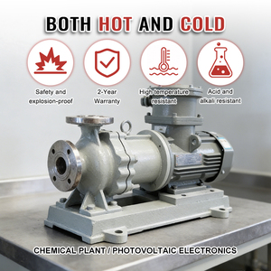 Pompe magnétique horizontale électrique haute température de qualité supérieure pour produits corrosifs comme le javel (vente en gros) - Product Image 3
