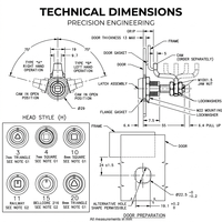 Serrures à came tubulaires hexagonales FS2190-7 E3-C115-05 à clé identique en alliage de zinc pour tiroirs, armoires de classement, boîtes aux lettres, boîtes à outils, avec loquet de compression