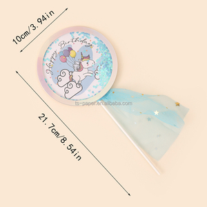 Decorazioni <span class=keywords><strong>per</strong></span> Torte a Forma <span class=keywords><strong>di</strong></span> Unicorno Usa e Getta Ecologiche all'Ingrosso <span class=keywords><strong>per</strong></span> Feste <span class=keywords><strong>di</strong></span> <span class=keywords><strong>Compleanno</strong></span> - Product Image 3
