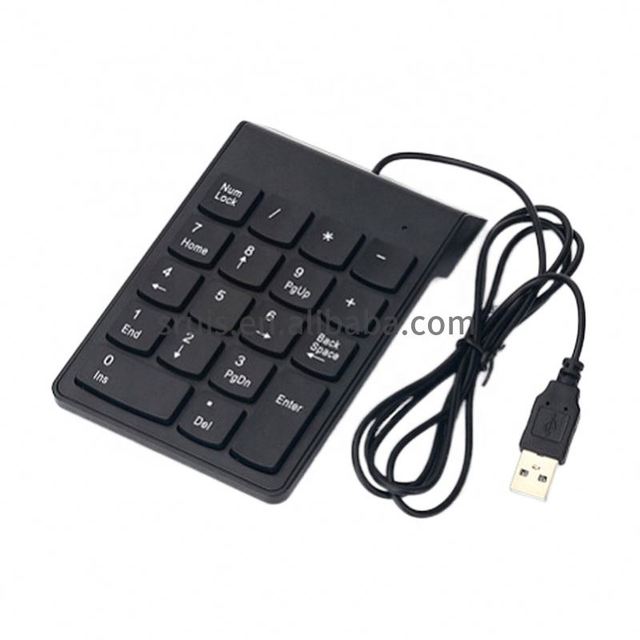 2.4GHz Wireless Numeric Keypad Numpad 18 Keys Digital Keyboard for Accounting Teller Laptop PC Notebook Desktop