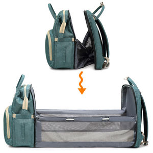 <span class=keywords><strong>Baby</strong></span> <span class=keywords><strong>Bag</strong></span> Fralda Sacos Múmia Saco Berço Portátil Pacote Multifuncional Mochila Viagem Expansível <span class=keywords><strong>Baby</strong></span> <span class=keywords><strong>Bed</strong></span> para Mãe 1pcs/color - Product Image 3