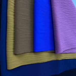 Alta calidad bajo MOQ multicolores suave impermeable 100% poliéster Cey tela tejida para vestido - Product Image 5