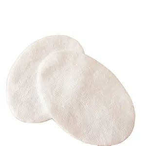 Sıcak satış yuvarlak organik yüz kozmetik saf pamuk pedleri temiz cilt bakımı pamuk Toner Pad yüz için