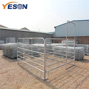 Heavy Duty Trang Trại Chăn Nuôi Panels Gia Súc Corral Đường Sắt Hàng Rào Panels Để Bán