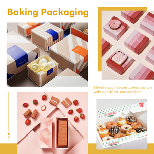 Hộp Đóng Gói Riêng Lẻ Bằng Giấy Phân Hủy Sinh Học Hình Dạng Tùy Chỉnh Hộp Quà Tặng Bánh Cupcake Bằng Bìa Cứng - Product Image 3