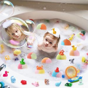 KORMESIC Pack coloré <span class=keywords><strong>de</strong></span> bombes <span class=keywords><strong>de</strong></span> <span class=keywords><strong>bain</strong></span> effervescentes apaisantes avec des animaux <span class=keywords><strong>de</strong></span> dessin animé à l'intérieur, mini cadeau surprise pour enfants - Product Image 3