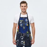 Delantales Unisex con Estampado por Sublimación, Delantales Personalizados para Cocina, Barbacoa, Manualidades, Dibujo, Profesionales Culinarios, Uniformes para Restaurantes y Bares