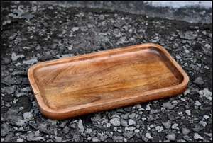 Poignée de plateau de service à thé en bois gigogne de style rustique XL personnalisée écologique pour la maison hôtel pièces de décoration pour le stockage - Product Image 3