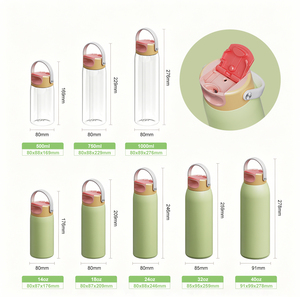 Bouteille d'eau isotherme Everich en acier inoxydable de 32 oz sans BPA avec couvercle à paille anti-fuite et ouverture facile pour une consommation tout au long de la journée - Product Image 5
