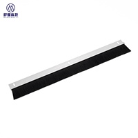 Tira de cepillo de filamento de nailon ignífugo para puertas cortafuegos, tira de sellado contra humo y intemperie con grado UL94-V0