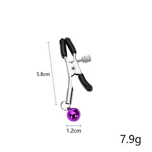 Bdsm Metalen Tepelklemmen Met Bel Volwassen Flirten Seksspeeltjes Bondage Kits Tepel Borstklem Clip Groothandel Tepelklemmen Vrouwen - Product Image 5