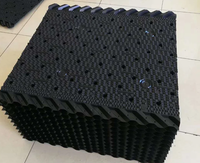 Remplissage de tour de refroidissement à flux croisé en PVC, matériau stabilisé aux UV, certifié ISO, conception à faible bruit avec commande à distance pour tours de refroidissement