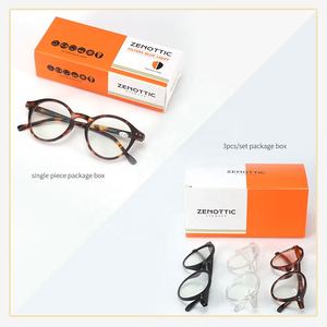 Rétro Rond <span class=keywords><strong>Rayon</strong></span> Anti D'ordinateur Bloquant La Lumière Bleue Lunettes de Lecture avec lumière bleue lentille - Product Image 6