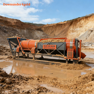 Nhà Máy rửa vàng di động quy mô lớn tự động với các thành phần động cơ lõi Màn hình trommel kích thước tùy chỉnh cho khai thác mỏ - Product Image 1