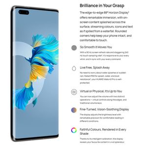 Smartphone d'occasion Mate40 Pro +, téléphone Android à écran HD de 7.3 pouces, téléphone portable de 12 Go + 512 Go pour <span class=keywords><strong>Huawei</strong></span> Mate 40 Pro +, version globale - Product Image 5