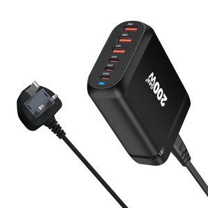 200W 160W 120W <strong>Multi</strong> Port High Power Desktop Power <strong>Charger</strong> Adapter for Mobile Phone Type C <strong>Charger</strong> for Macbook Laptop - Product Image 3