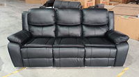 Luxus-Sofa Große Schnitts ofas Einzelne rotbraune Liege sofa Theater möbel Couch