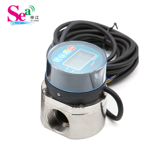 CE onaylı ZJLCD-DN25 dizel debimetre paslanmaz çelik Oval dişli debimetre yakıt türbini akış sensörü RS485 darbe 10-30V pil - Product Image 6