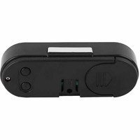 Termometer Voltmeter, jam Digital LED Interior mobil 2 in 1